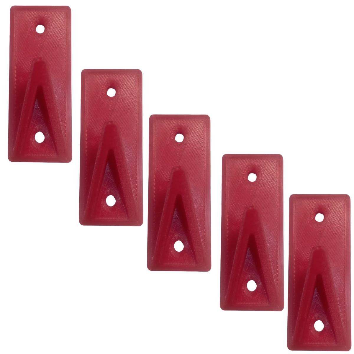 Foto 2 pulgar | Ganchos de Pared para Ropa  3d Art Mxgrx-011 5 Piezas Red