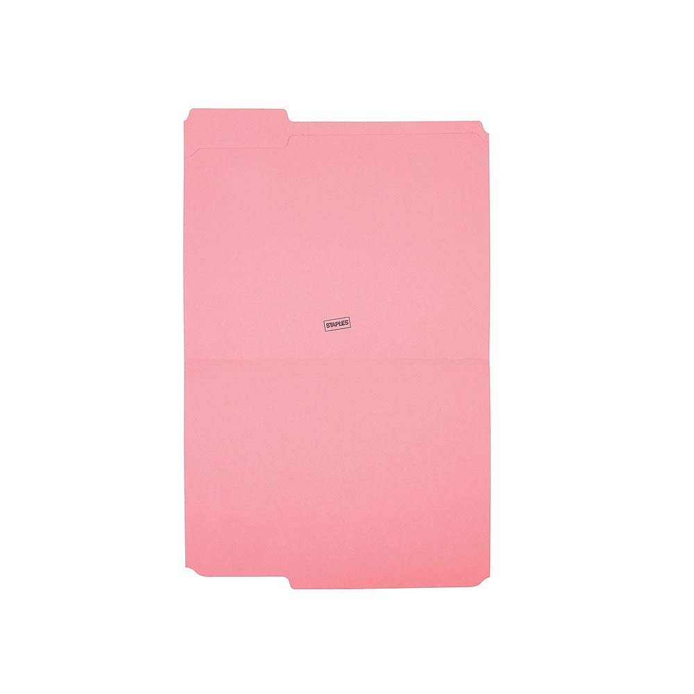 Foto 5 | Carpetas De Archivos Staples 508952 De Colores Con Lengüetas Reforzadas, Color Rosa - Venta Internacional.