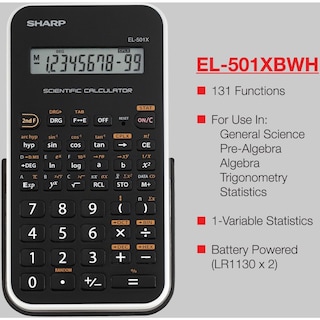 Foto 5 | Calculadora Científica Sharp El501x2bwh 10 Dígitos - Venta Internacional