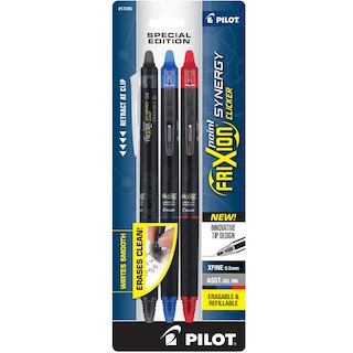 Foto 1 | Bolígrafos De Tinta De Gel Pilot Frixion Synergy Clicker 0,5 Mm, Paquete De 3 - Venta Internacional.