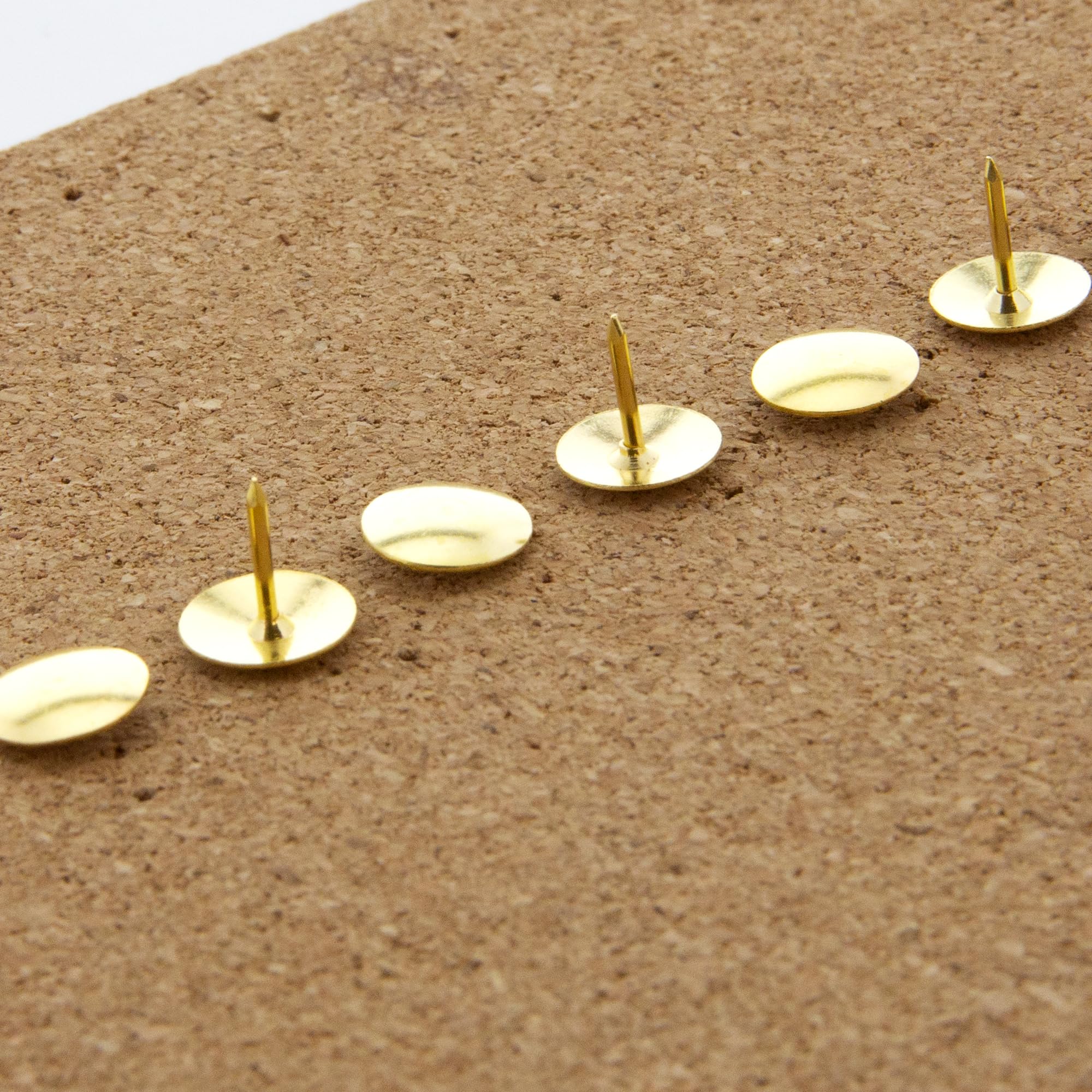 Foto 6 pulgar | Push Pins Bazic Gold Metallic Con Cabeza Plana Y Punta De Acero (paquete De 200) - Venta Internacional.