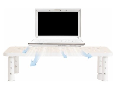 Foto 1 | Soporte Xtellar Para Monitor Pc Regulable En Altura Con Cajones Modelo Blanco