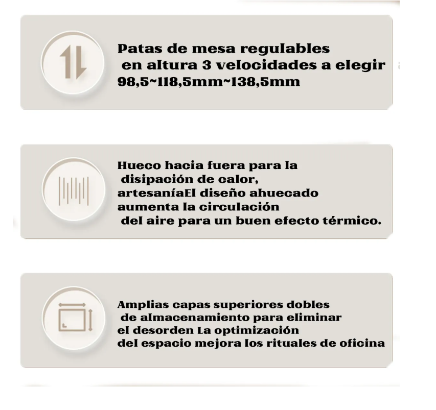 Foto 5 | Soporte Xtellar Para Monitor Pc Regulable En Altura Con Cajones Modelo Negro
