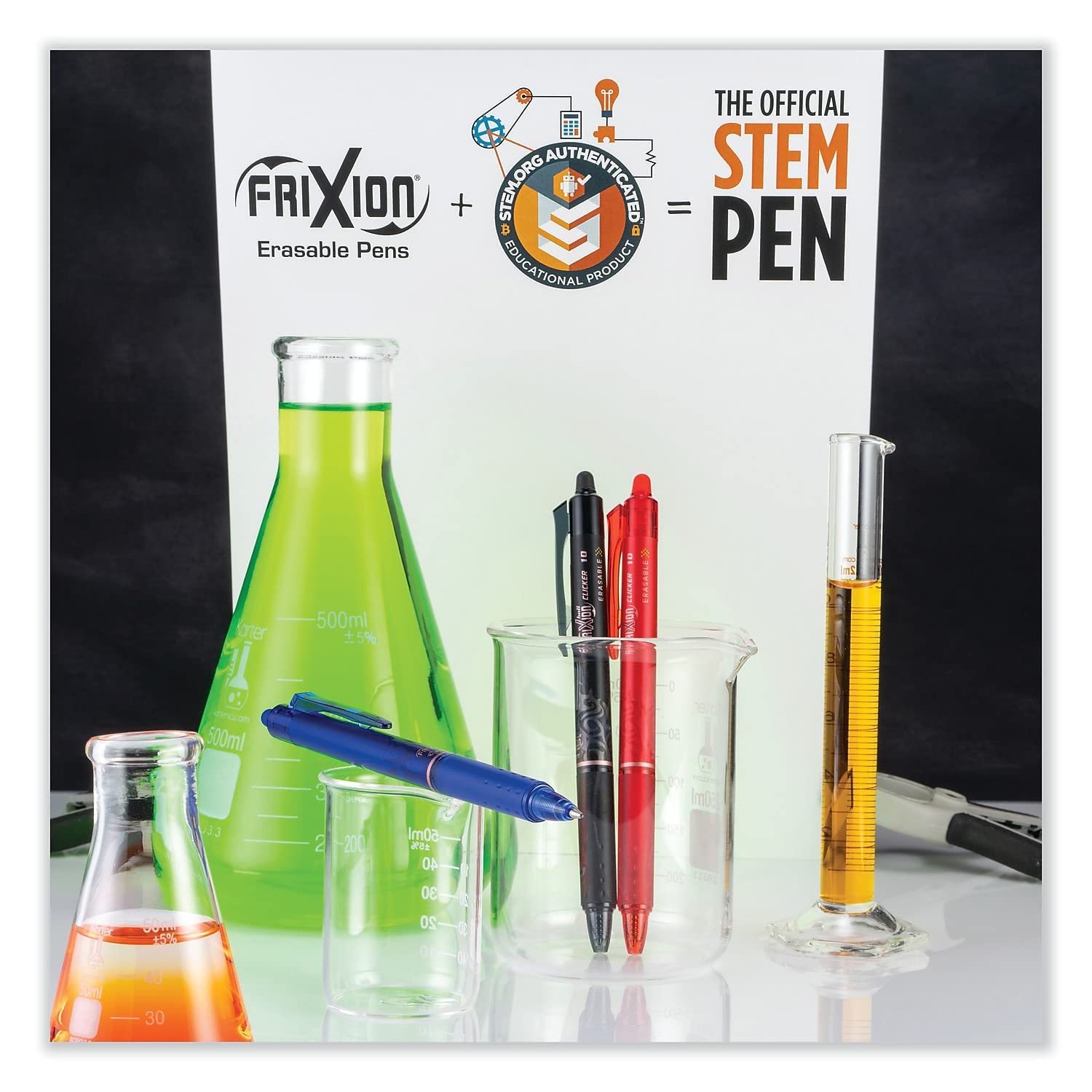 Foto 6 pulgar | Bolígrafos De Gel Pilot Frixion Clicker, Borrables En Negrita, 1 Mm, Paquete De 12 - Venta Internacional.