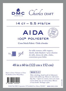 Foto 2 | Tela Dmc Charles Craft De Poliéster Aida Xl, 14 Quilates, 122 X 152 Cm, Ancho - Venta Internacional.