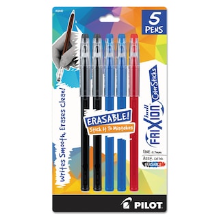 Foto 1 | Bolígrafos De Tinta De Gel Pilot Frixion Colorsticks De Punta Fina De 0,7 Mm, Paquete De 5 - Venta Internacional.
