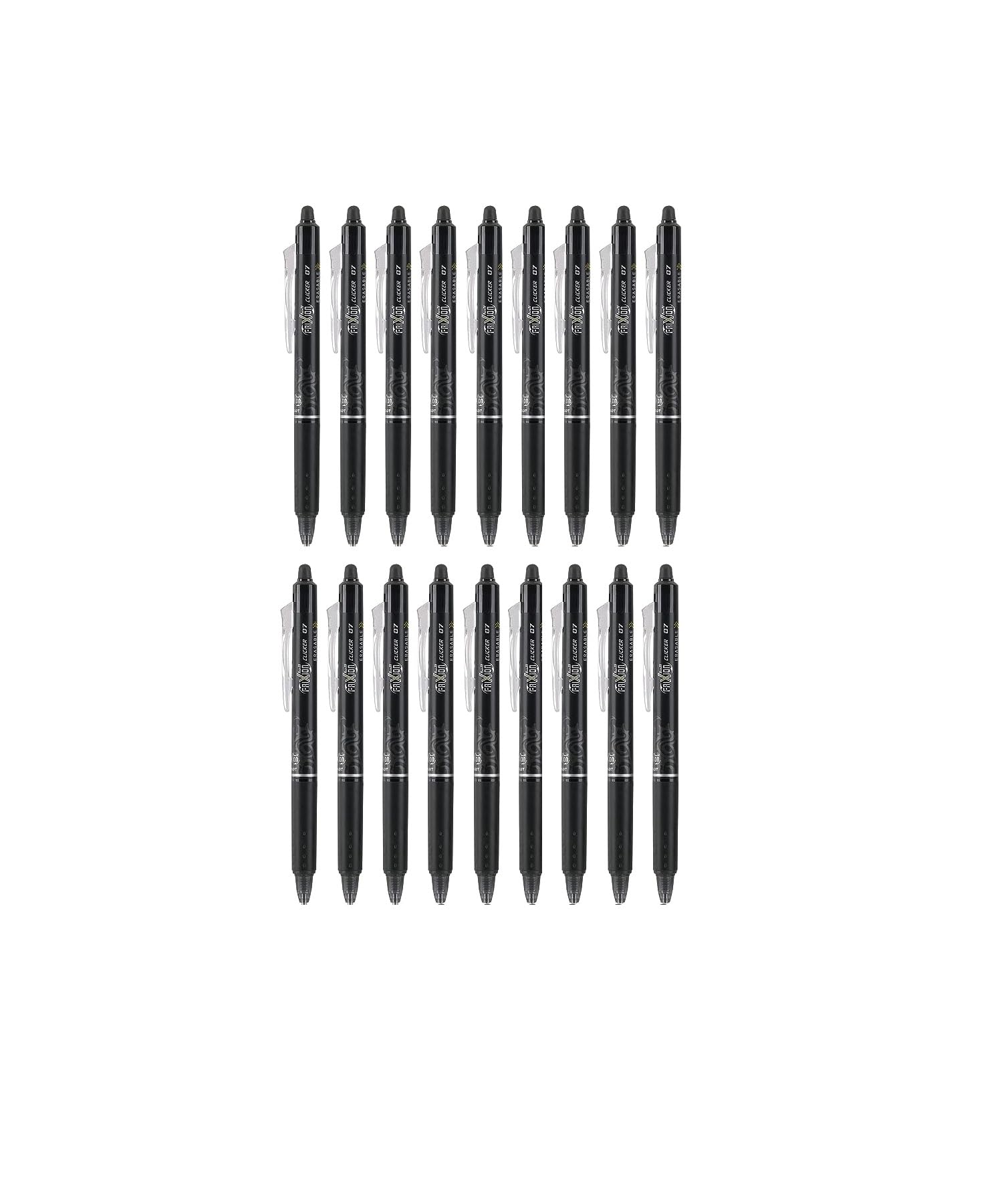 Foto 2 pulgar | Bolígrafos De Tinta De Gel Pilot Frixion Clicker Borrables Negros (paquete De 6) - Venta Internacional.