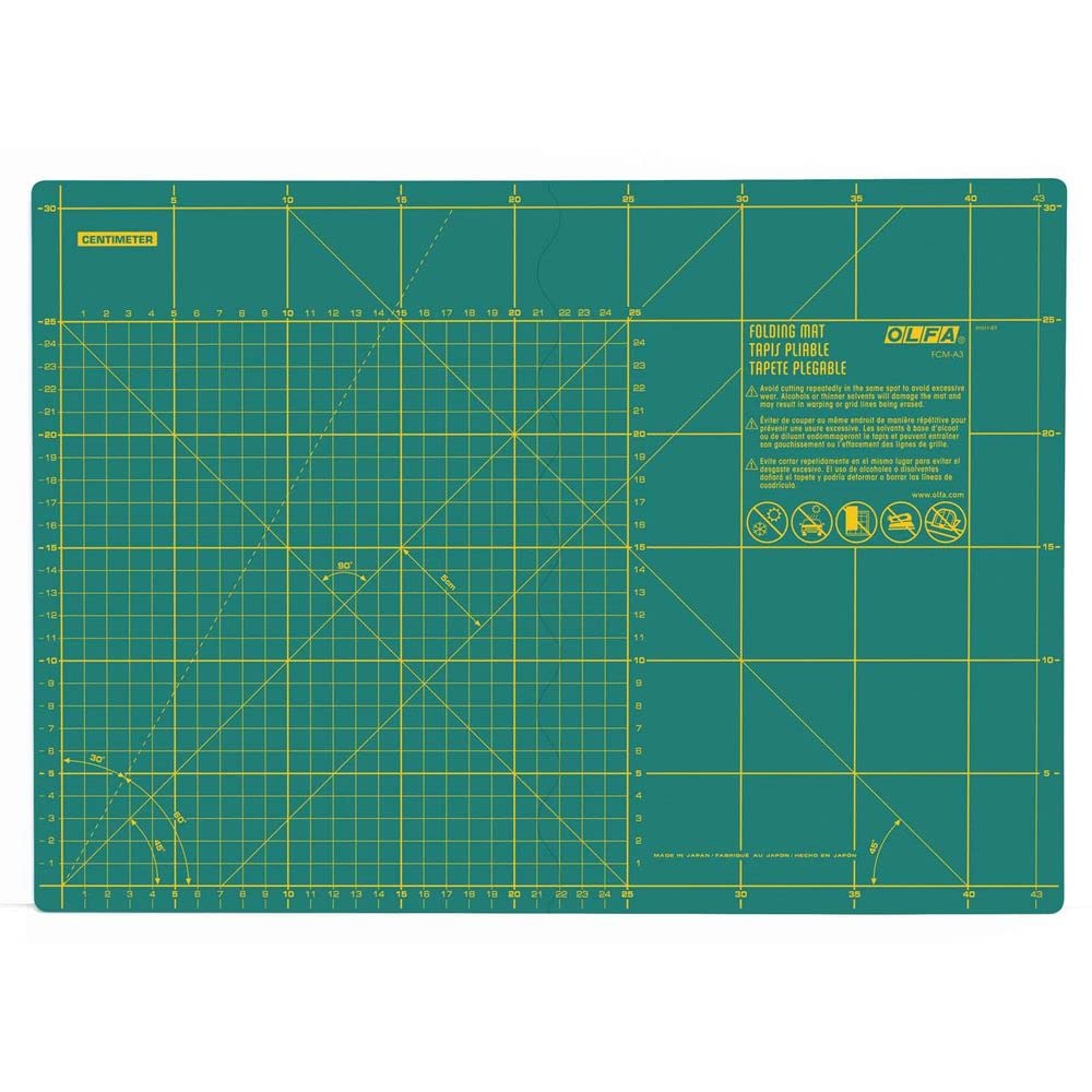 Foto 4 | Alfombrilla De Corte Olfa Fcm-12x17, Autorreparable, 30 X 43 Cm, Para Coser - Venta Internacional.