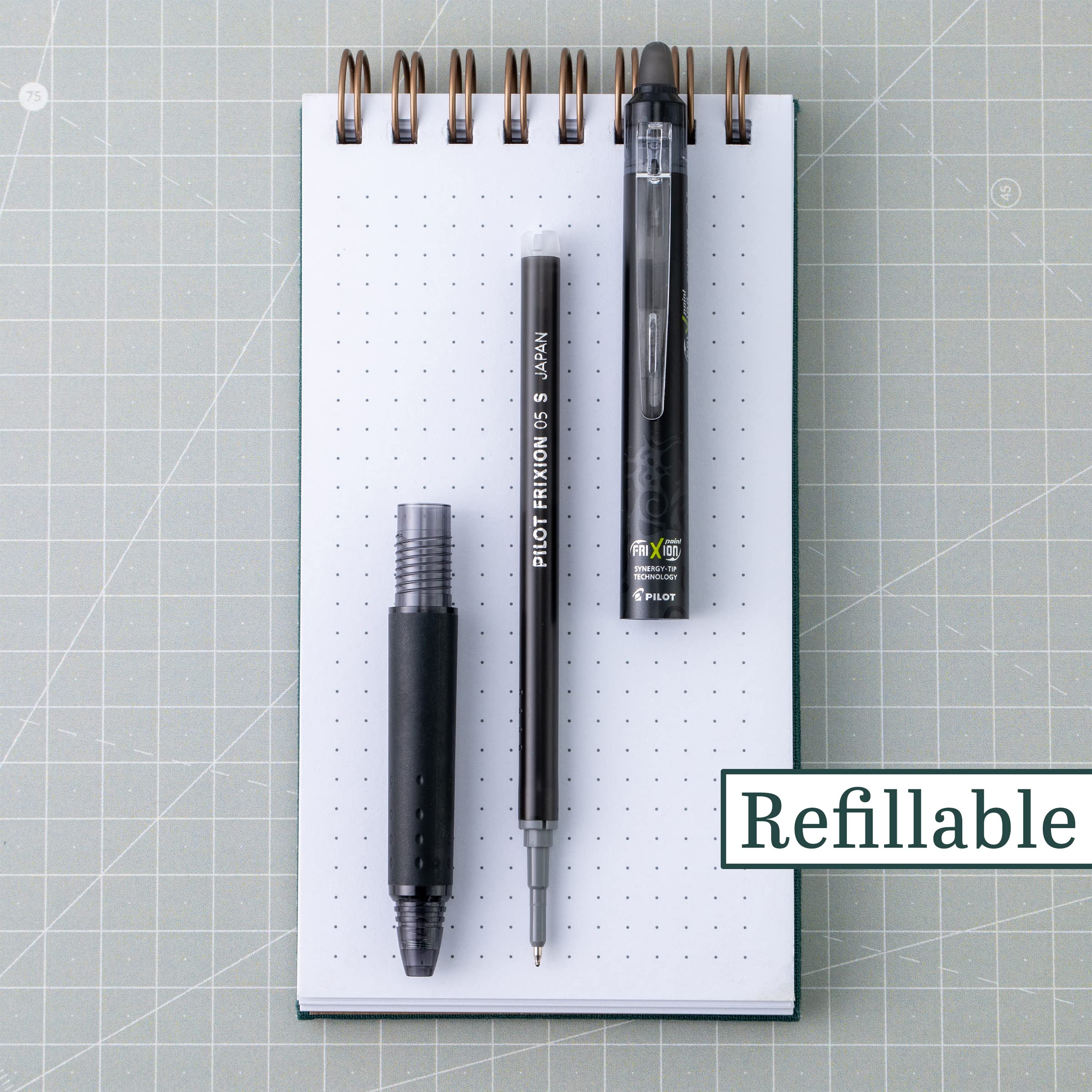 Foto 2 | Bolígrafos De Tinta De Gel Pilot Frixion Point Synergy Clicker 0,5 Mm, Paquete De 5 - Venta Internacional.