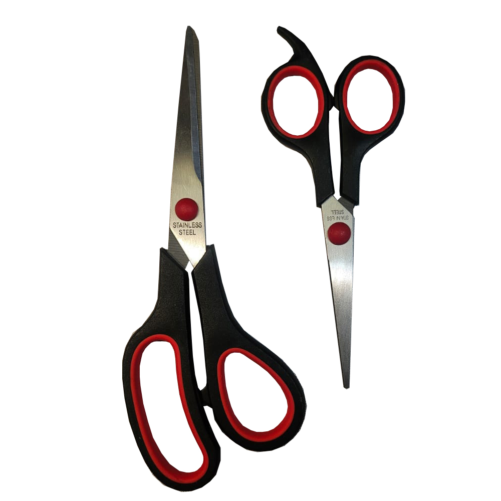 Set Tijeras Con Punta Acero Inoxidable Grande Chica Aleissi 701433