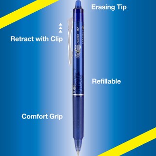 Foto 2 | Bolígrafos De Gel Pilot Frixion Borrables De Punta Fina De 0 7 Mm Paquete De 7 - Venta Internacional.