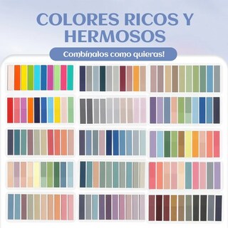 Foto 6 | Notas Adhesivas Transparentes De Índice 15 Sets 3000 Piezas