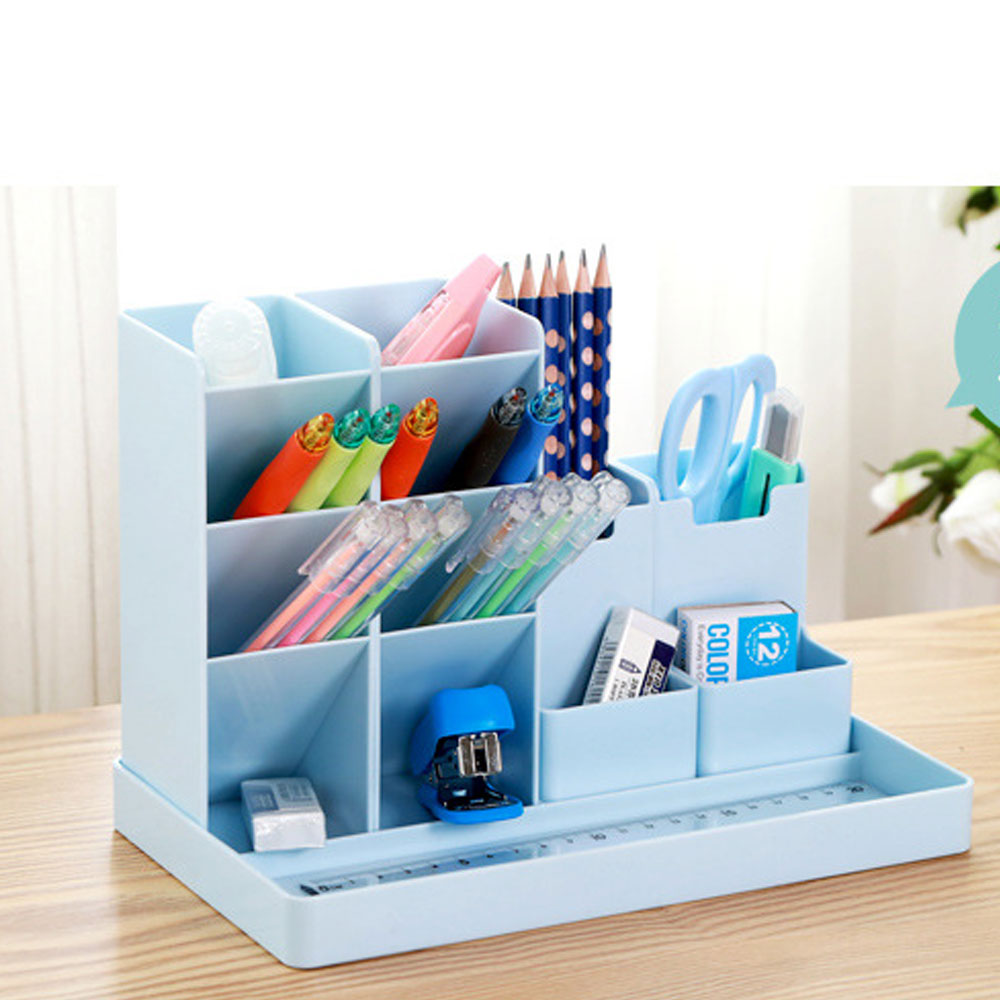 Foto 4 pulgar | Organizador de Escritorio Happyware color Azul