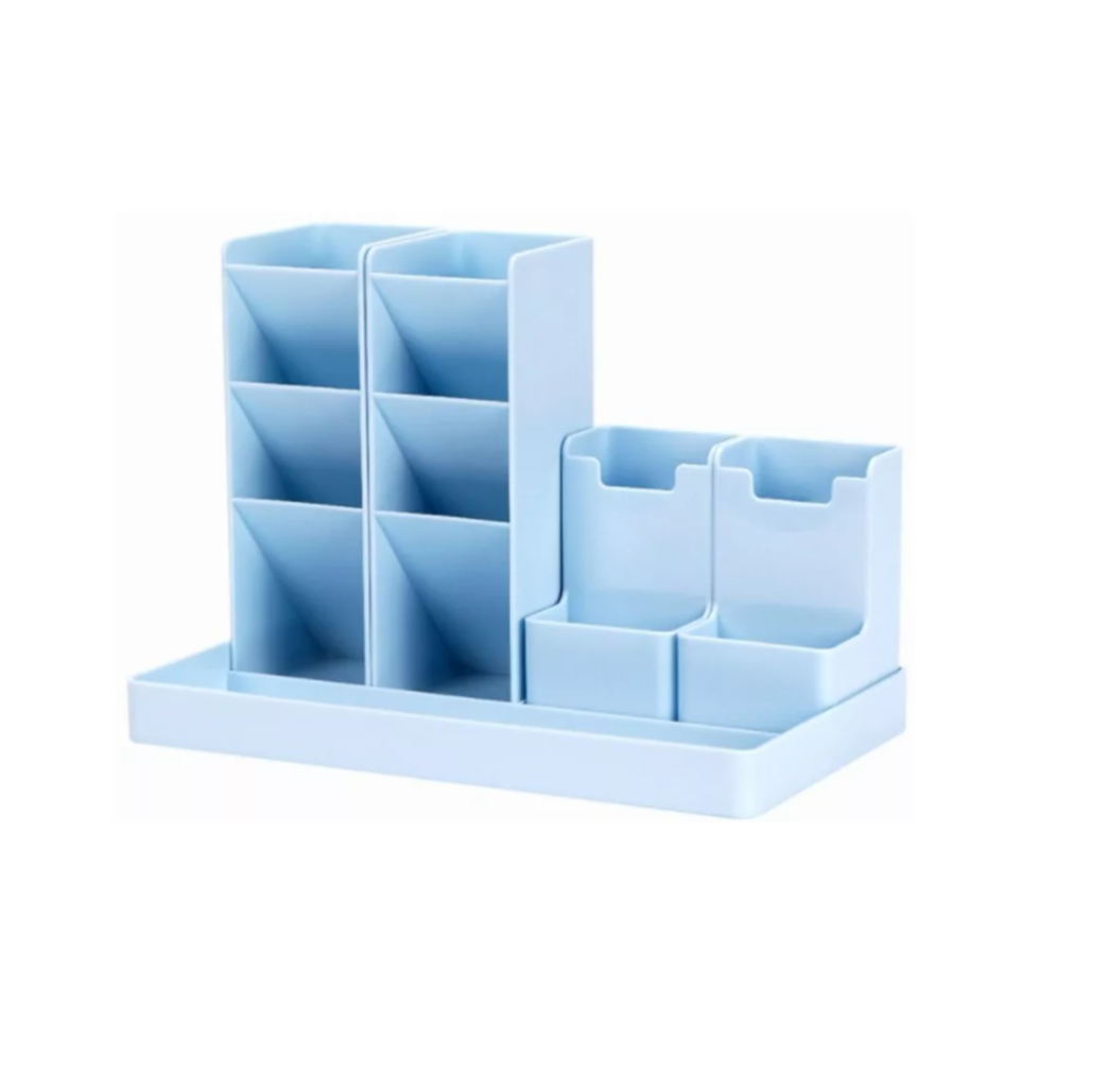 Organizador de Escritorio con Compartimentos Belug color Azul