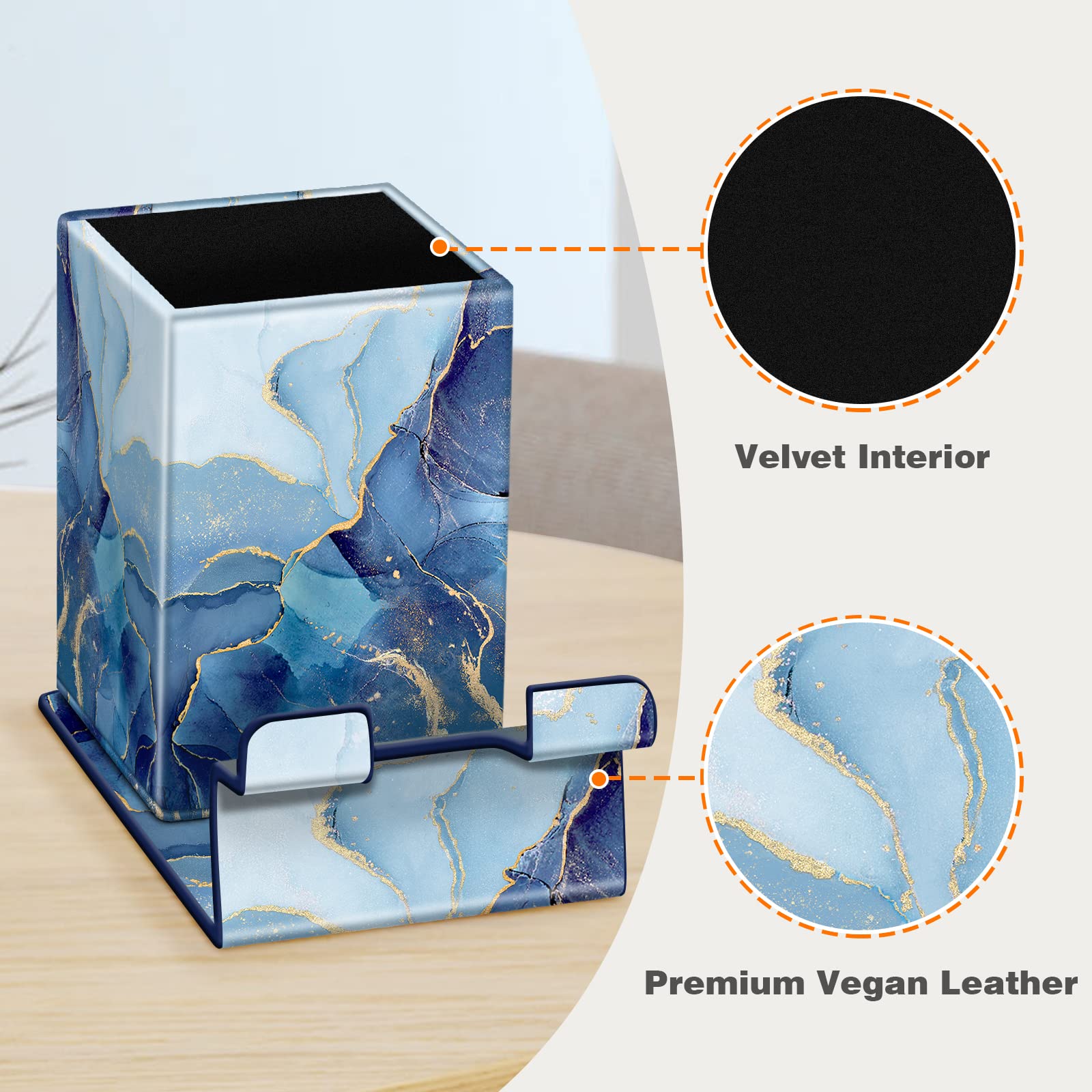 Foto 4 pulgar | Soporte para Anteojos Fintie y Miniorganizador Multiusos Ocean Marble - Venta Internacional