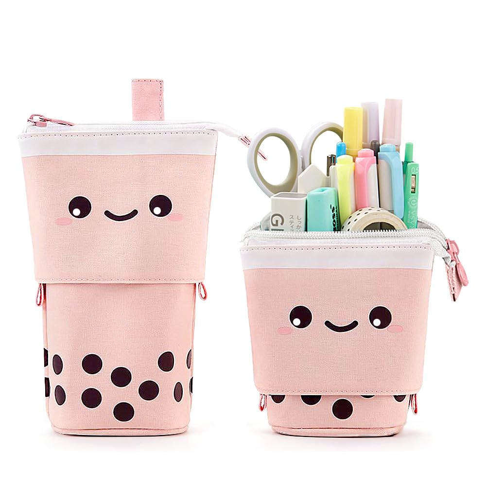 Estuche para Lápices KPX Boba Cute Rosa 1 Pieza - Venta Internacional