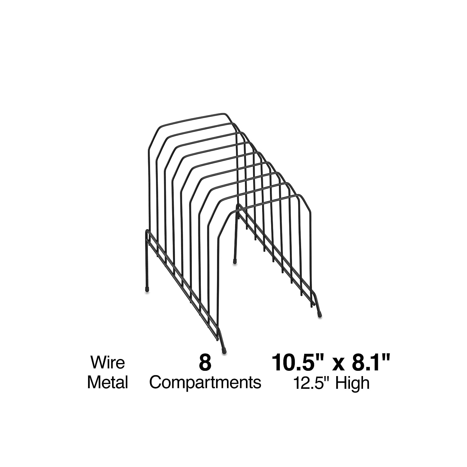 Foto 3 pulgar | Clasificador De Archivos De Escritorio Staples De Metal Inclinado Con 8 Compartimentos - Venta Internacional.