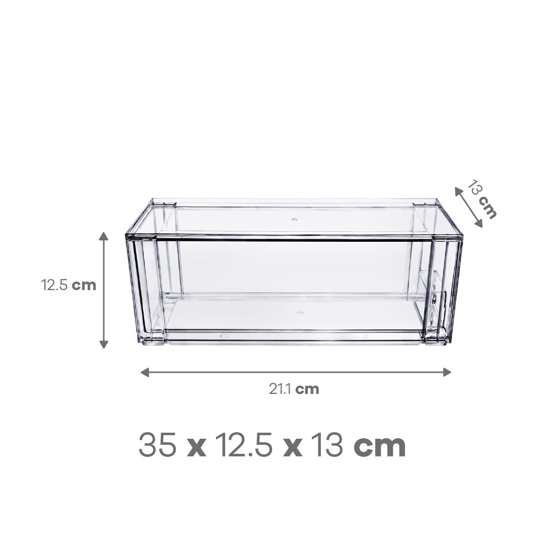 Foto 5 pulgar | Caja de Almacenamiento Ideën de Acrílico