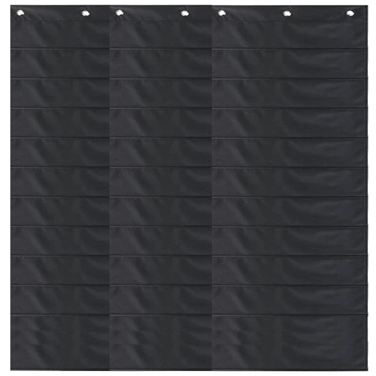 Foto 1 | Estante De Tela De Pared Mxogx-003 Ventdepot 3 Piezas Negro