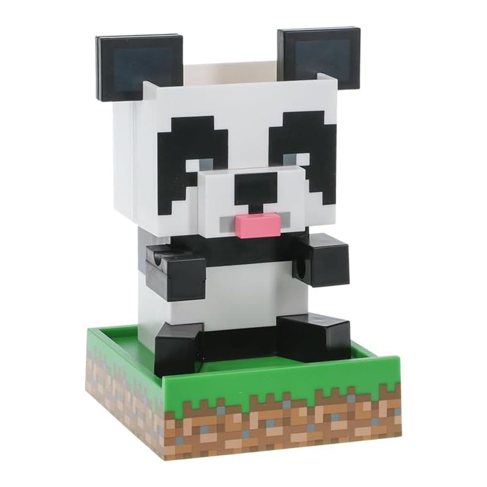 Foto 2 pulgar | Organizador De Escritorio Paladone Minecraft Panda Con Bandeja Para Abalorios - Venta Internacional.
