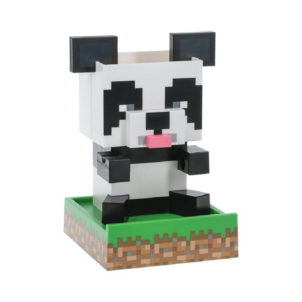 Foto 5 pulgar | Organizador De Escritorio Paladone Minecraft Panda Con Bandeja Para Abalorios - Venta Internacional.