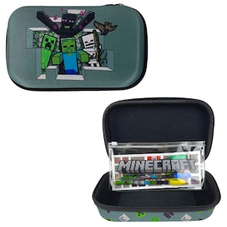 Foto 1 | Set De Estuches Para Lápices Con Diseños Innovadores De Minecraft Con Pegatinas Para Niños - Venta Internacional.
