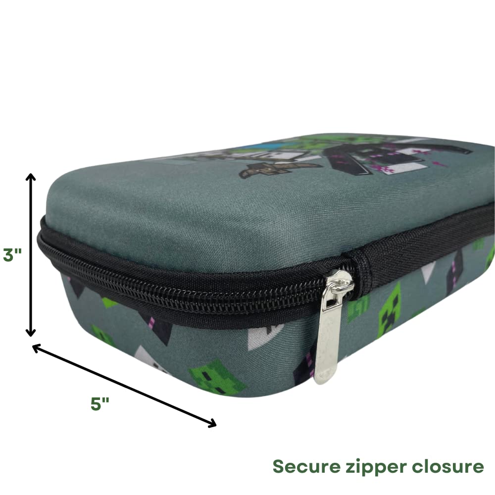 Foto 4 pulgar | Set De Estuches Para Lápices Con Diseños Innovadores De Minecraft Con Pegatinas Para Niños - Venta Internacional.