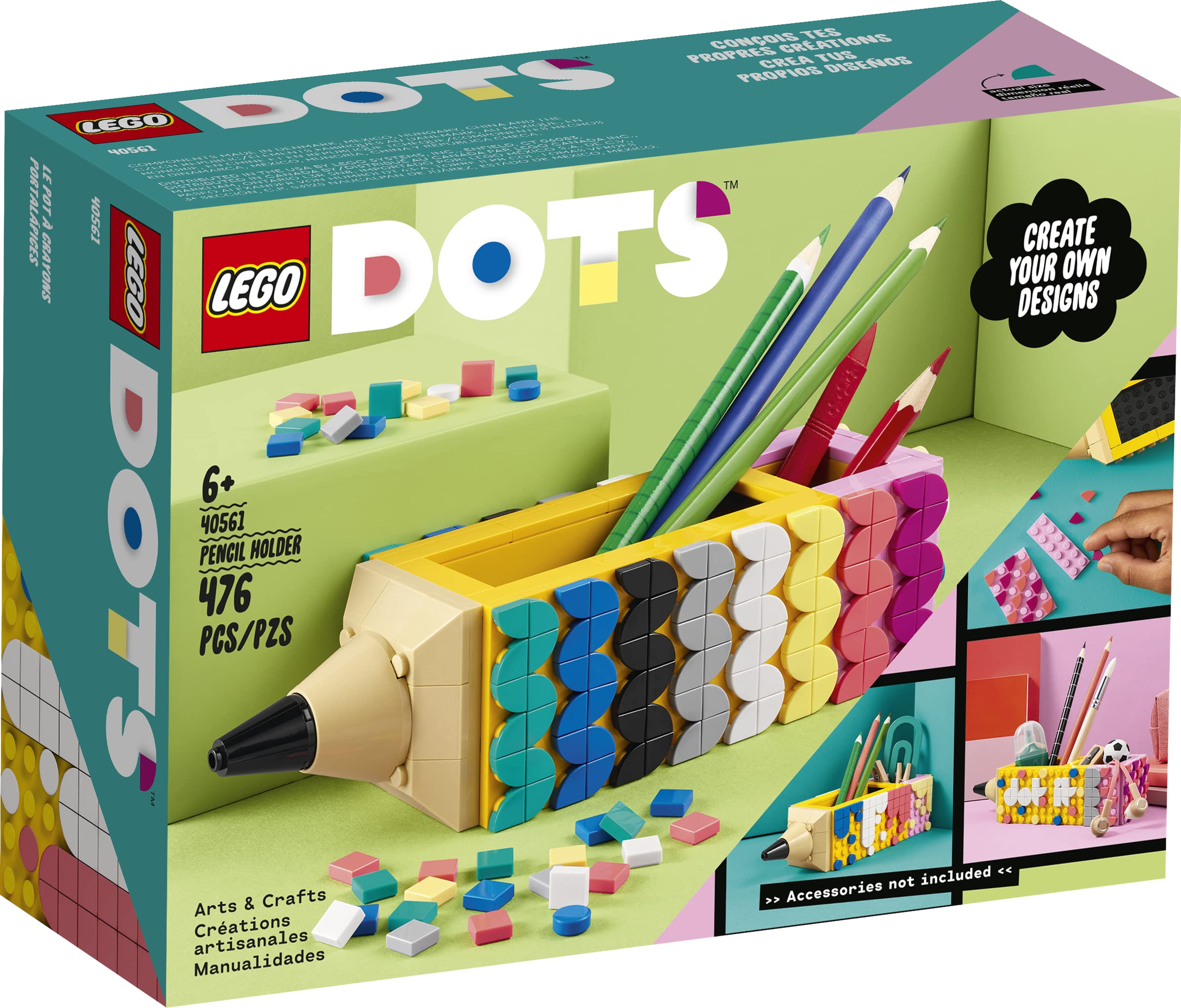Foto 3 pulgar | Set Promocional De Portalápices Lego Dots 40561 Con 108 Piezas - Venta Internacional.