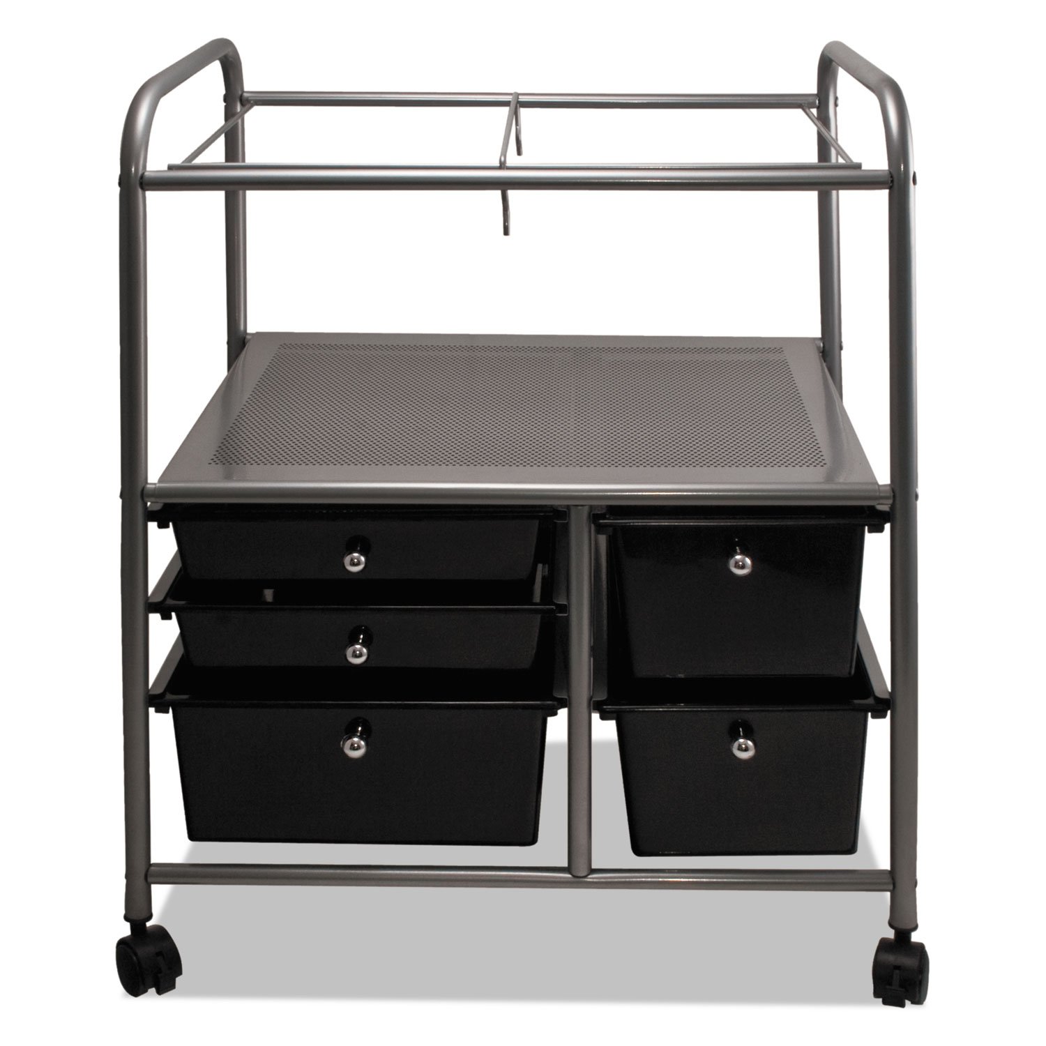Foto 3 pulgar | Organizador Móvil File Cart Advantus Con 5 Cajones, Cromado/negro - Venta Internacional.