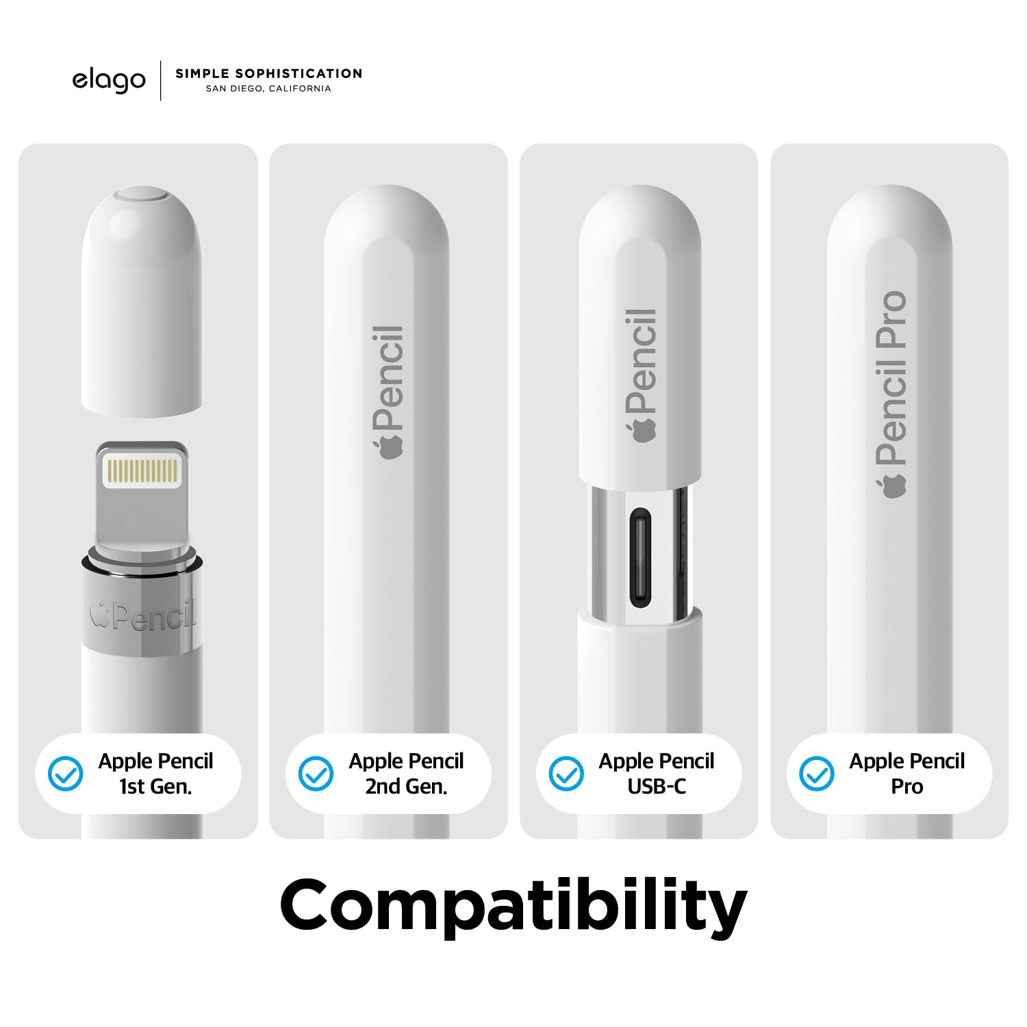 Foto 3 pulgar | Funda Porta-lápiz Elago Para Apple Pencil 1st & 2nd G - Venta Internacional.