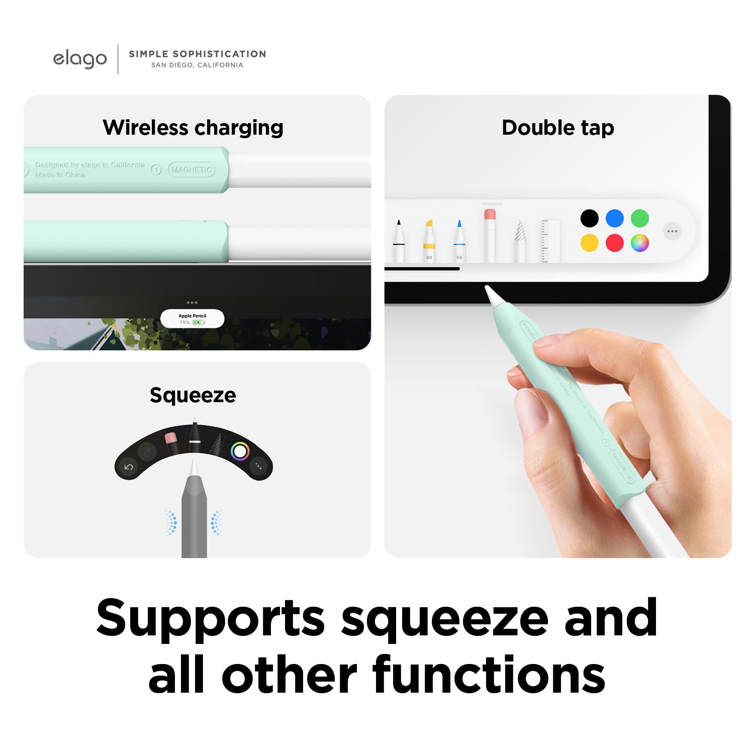 Foto 5 pulgar | Funda Porta-lápiz Elago Para Apple Pencil 1st & 2nd G - Venta Internacional.