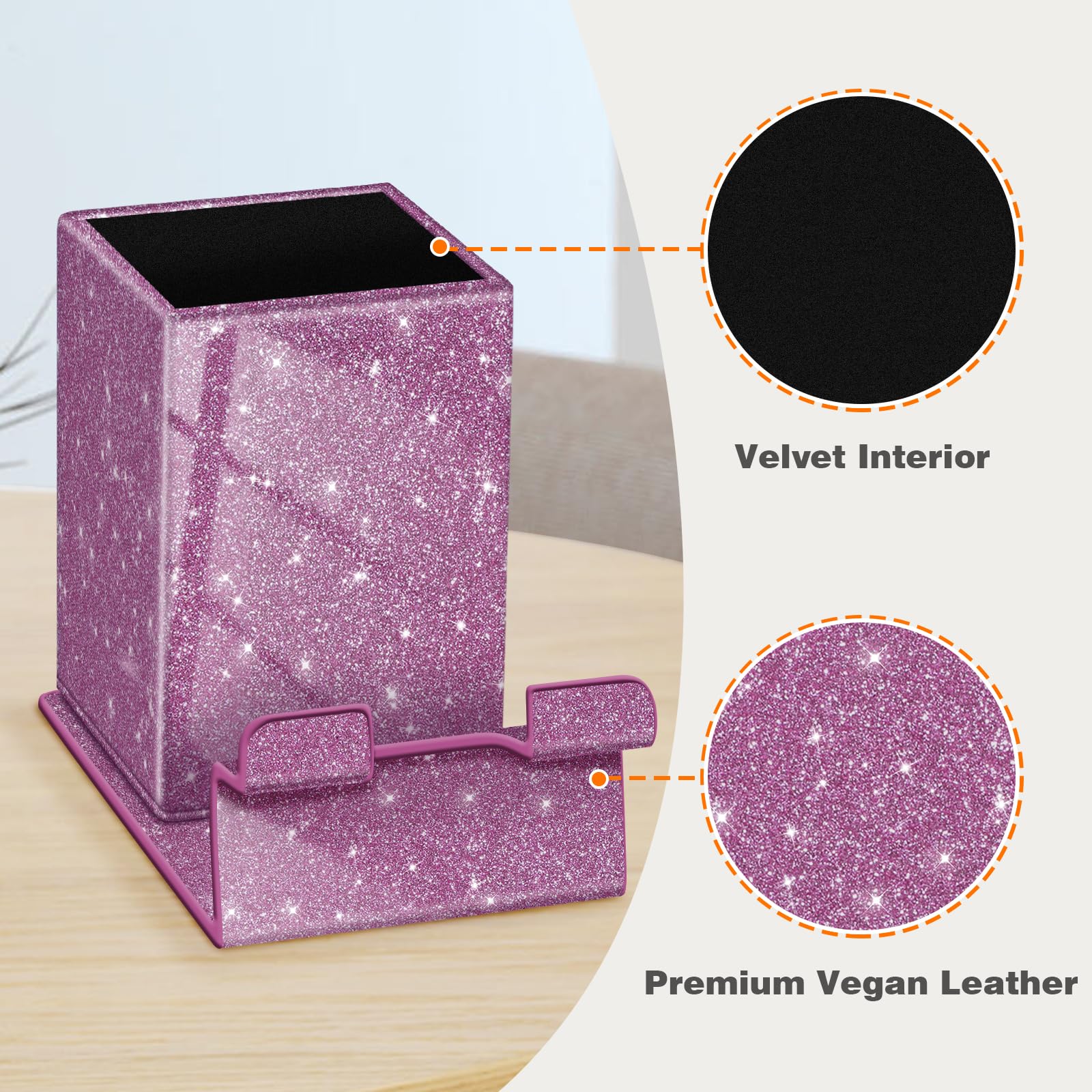 Foto 4 pulgar | Soporte Para Anteojos Fintie, Soporte Para Lápices Con Soporte Para Teléfono - Venta Internacional.