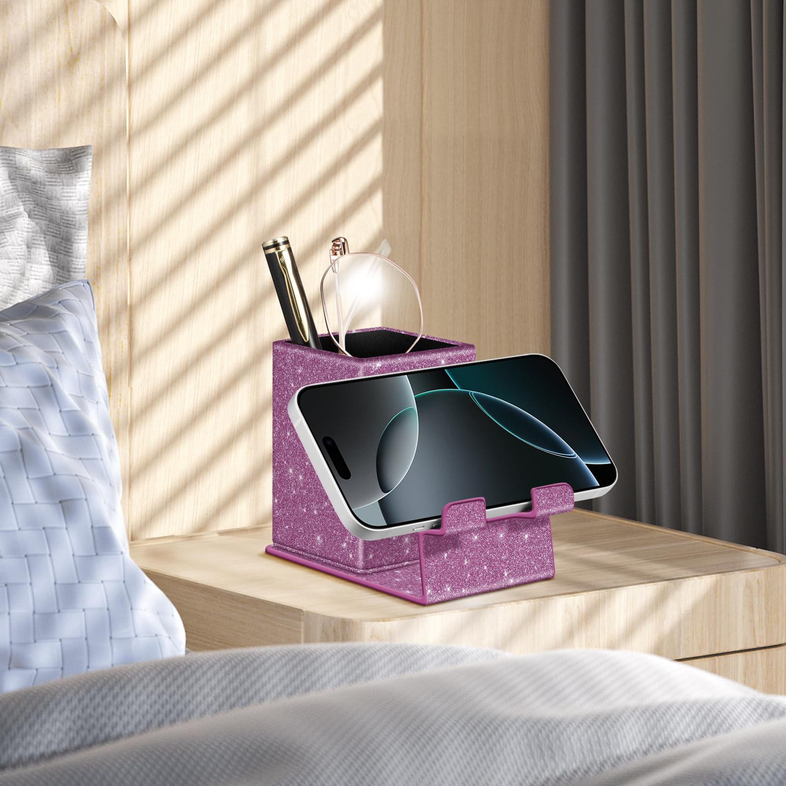 Foto 5 | Soporte Para Anteojos Fintie, Soporte Para Lápices Con Soporte Para Teléfono - Venta Internacional.