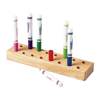 Foto 1 | Soporte Para Rotuladores Marvel Education 16, Madera Maciza, 11 X 4 Pulgadas - Venta Internacional.