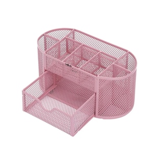 Foto 1 | Organizador De Escritorio Belug Con 8 Compartimentos Y 1cajón Rosa