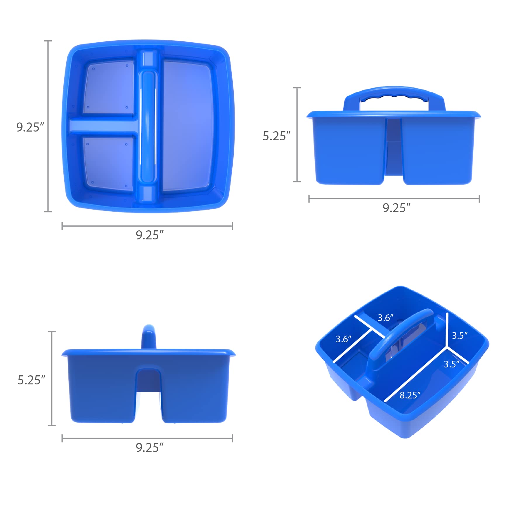 Foto 3 | Classroom Caddy Storex, 23,5 X 23,5 X 13,3 Cm, Varios Colores - Venta Internacional.