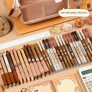 Foto 3 | Estuche Aesthetic Lapicera Capibara Pencil Case Papeleria