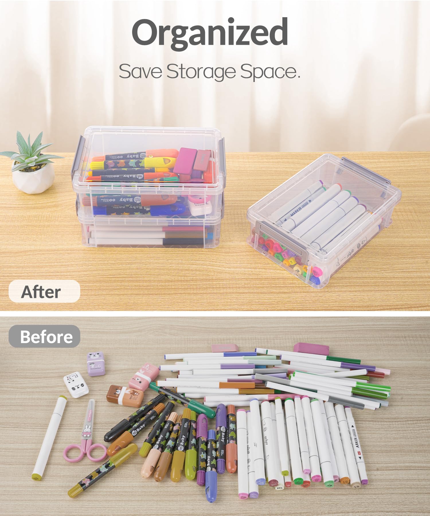 Foto 8 pulgar | Estuche Para Lápices Sooez Back To School, Paquete De 6 Unidades, Extra Grande - Venta Internacional.