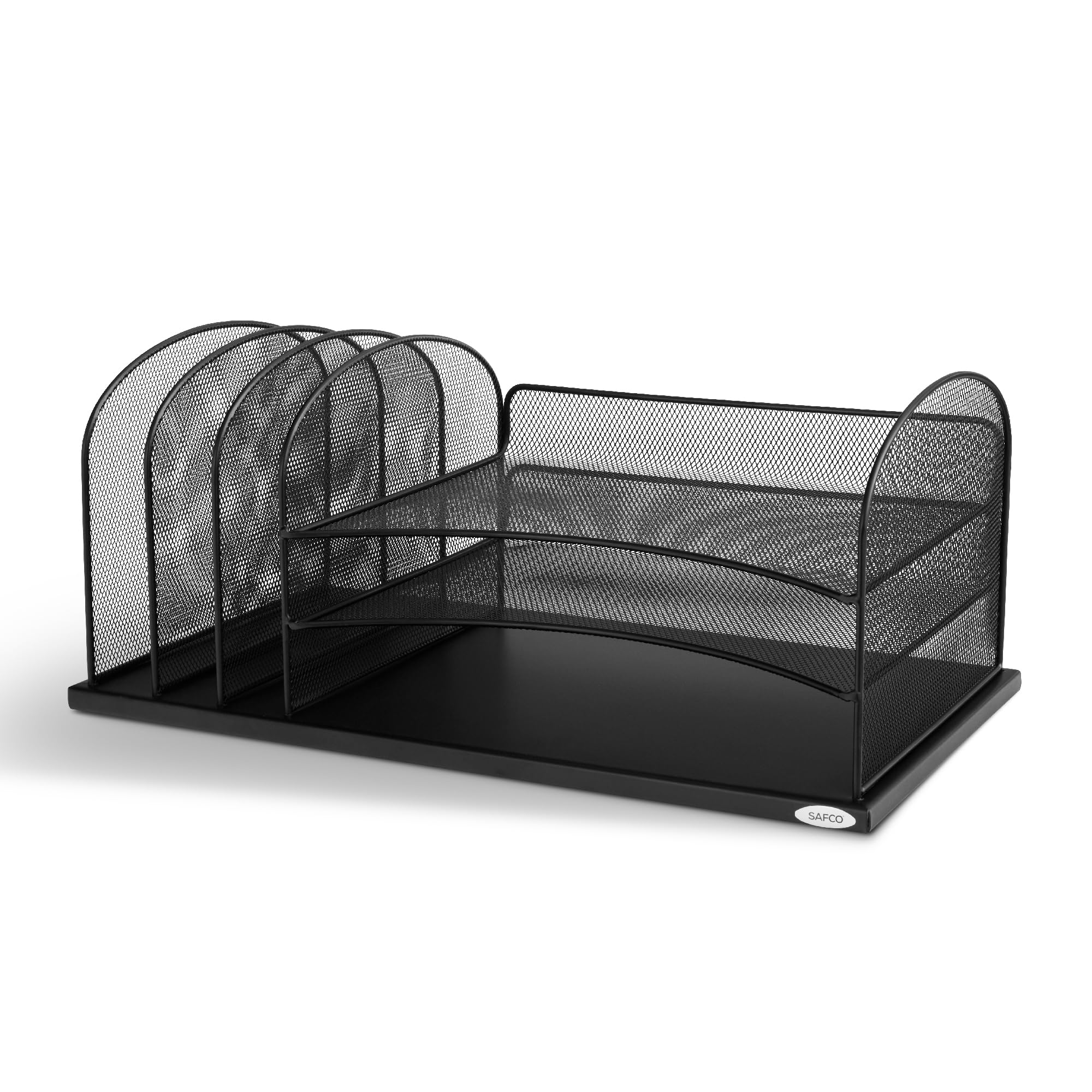Foto 1 | Organizador De Escritorio Safco Onyx Con 3 Bandejas Horizontales Y 3 Verticales - Venta Internacional.