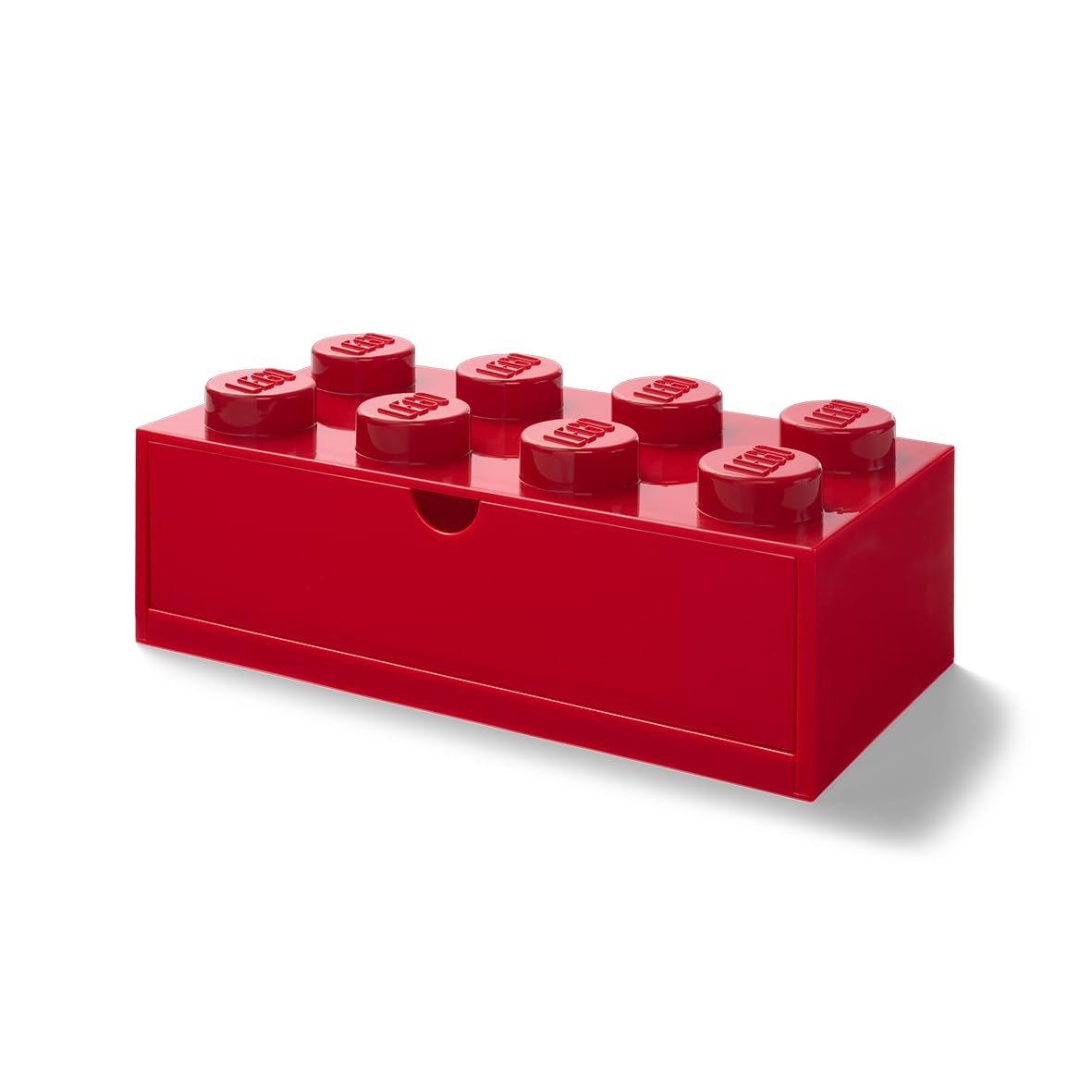 Foto 2 pulgar | Escritorio Apilable Con Cajones  Diseño Lego Copenhagen  Rojo  Con 8 Pomos - Venta Internacional.