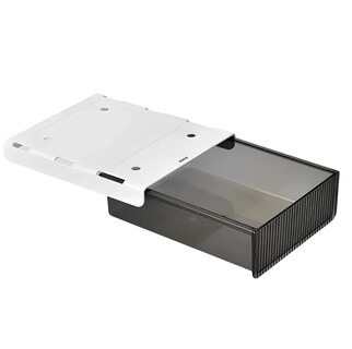 Foto 1 | Cajas De Plastico Belug Almacenamiento Estilo Cajonera Debajo Negro Blanco