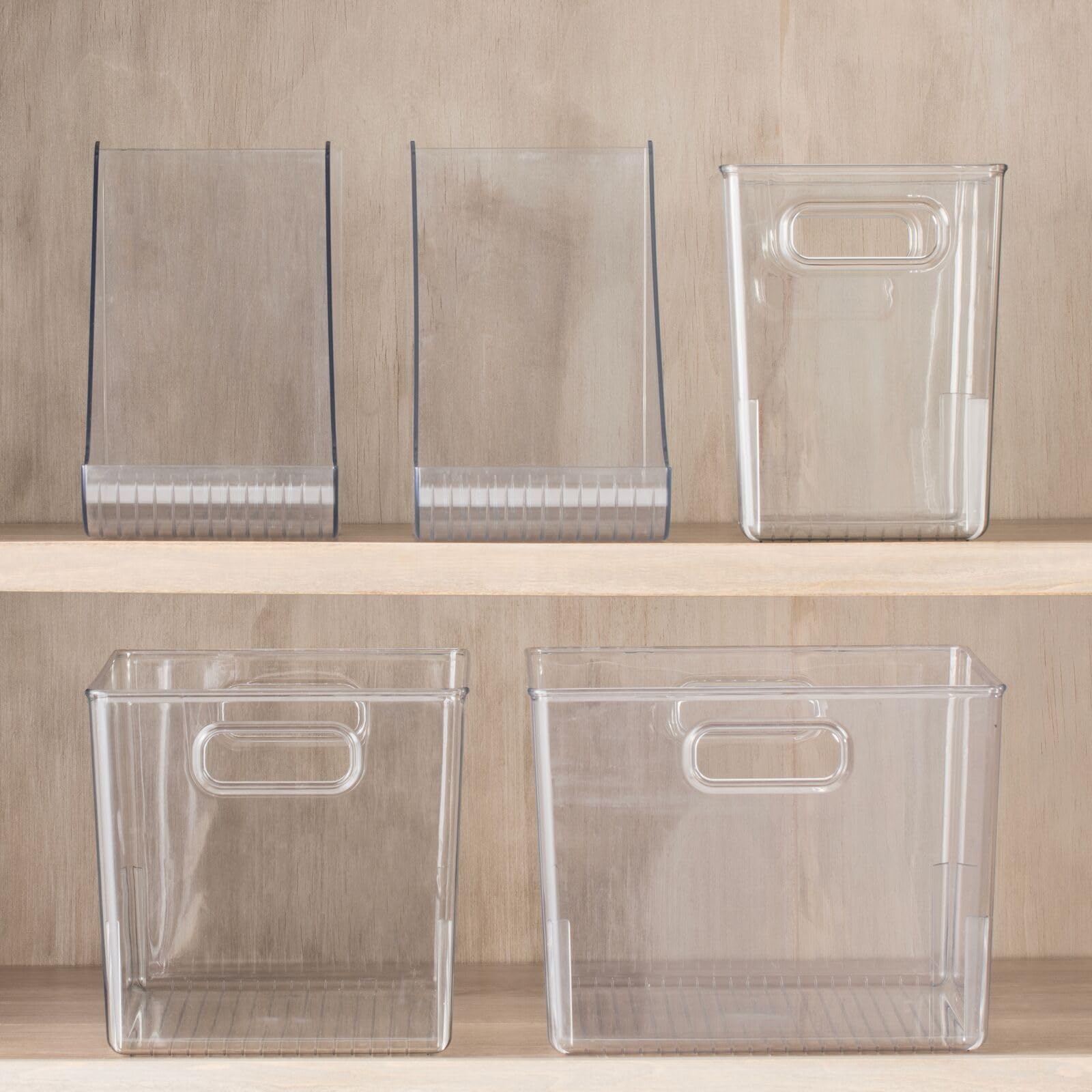 Foto 2 | Papelera Organizadora De Almacenamiento Mdesign  Alta  Profunda  Rectangular  Paquete De 4 - Venta Internacional.