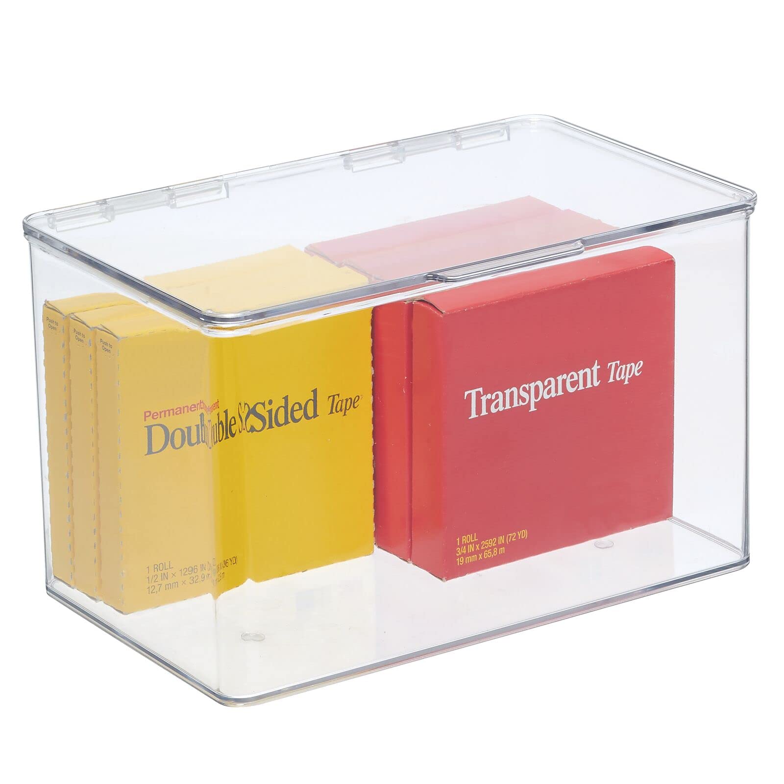 Foto 2 pulgar | Caja Organizadora De Almacenamiento Mdesign Lumiere Collection  Transparente - Venta Internacional.