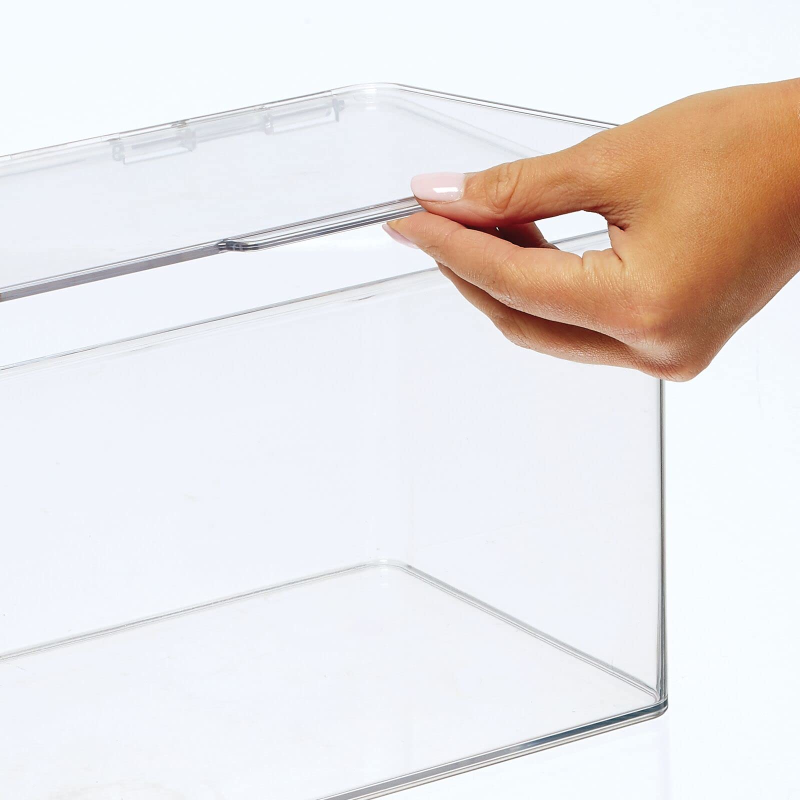 Foto 6 pulgar | Caja Organizadora De Almacenamiento Mdesign Lumiere Collection  Transparente - Venta Internacional.