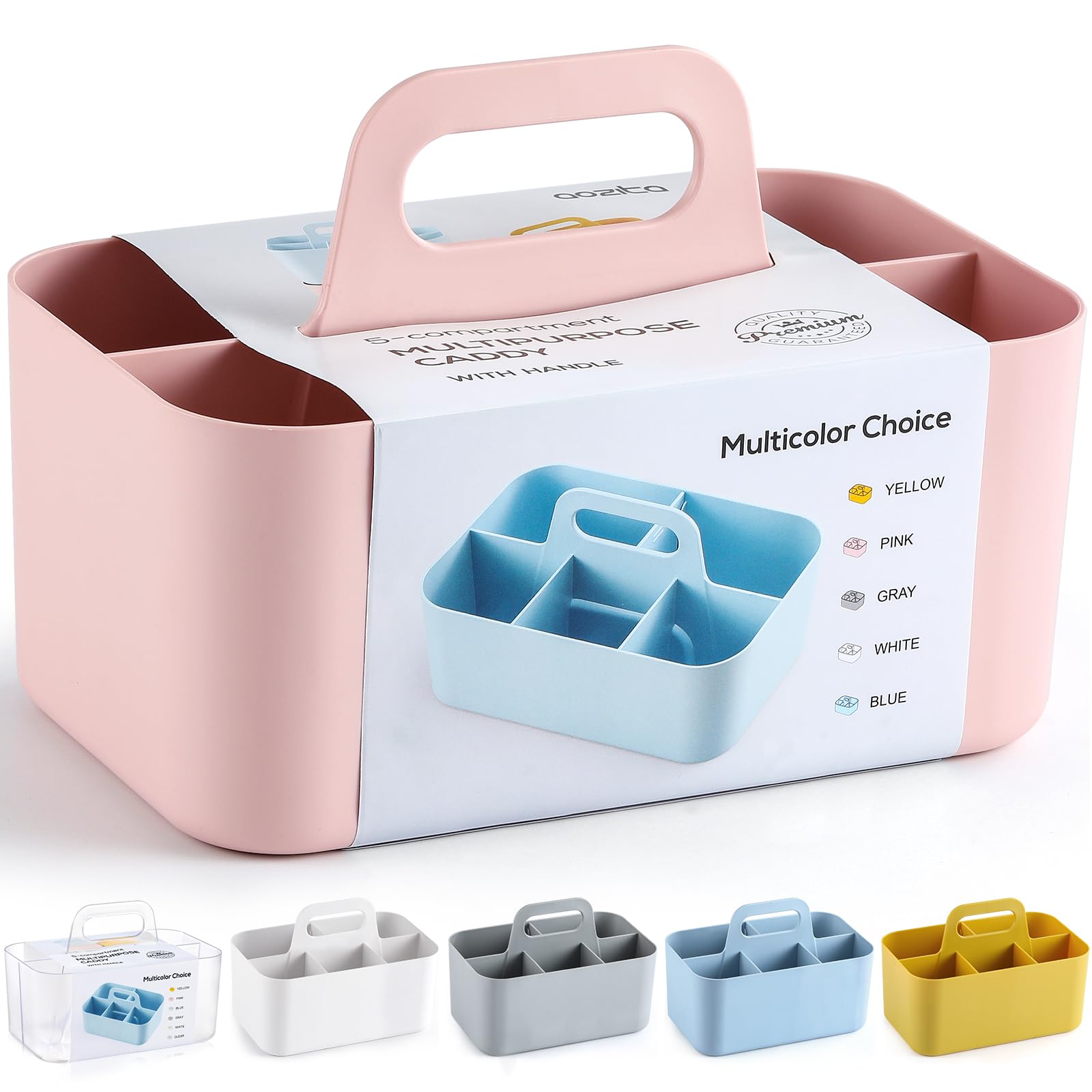 Foto 2 pulgar | Caddie Organizer Aozita Papelable  Multiusos  De Plástico  Rosa - Venta Internacional.