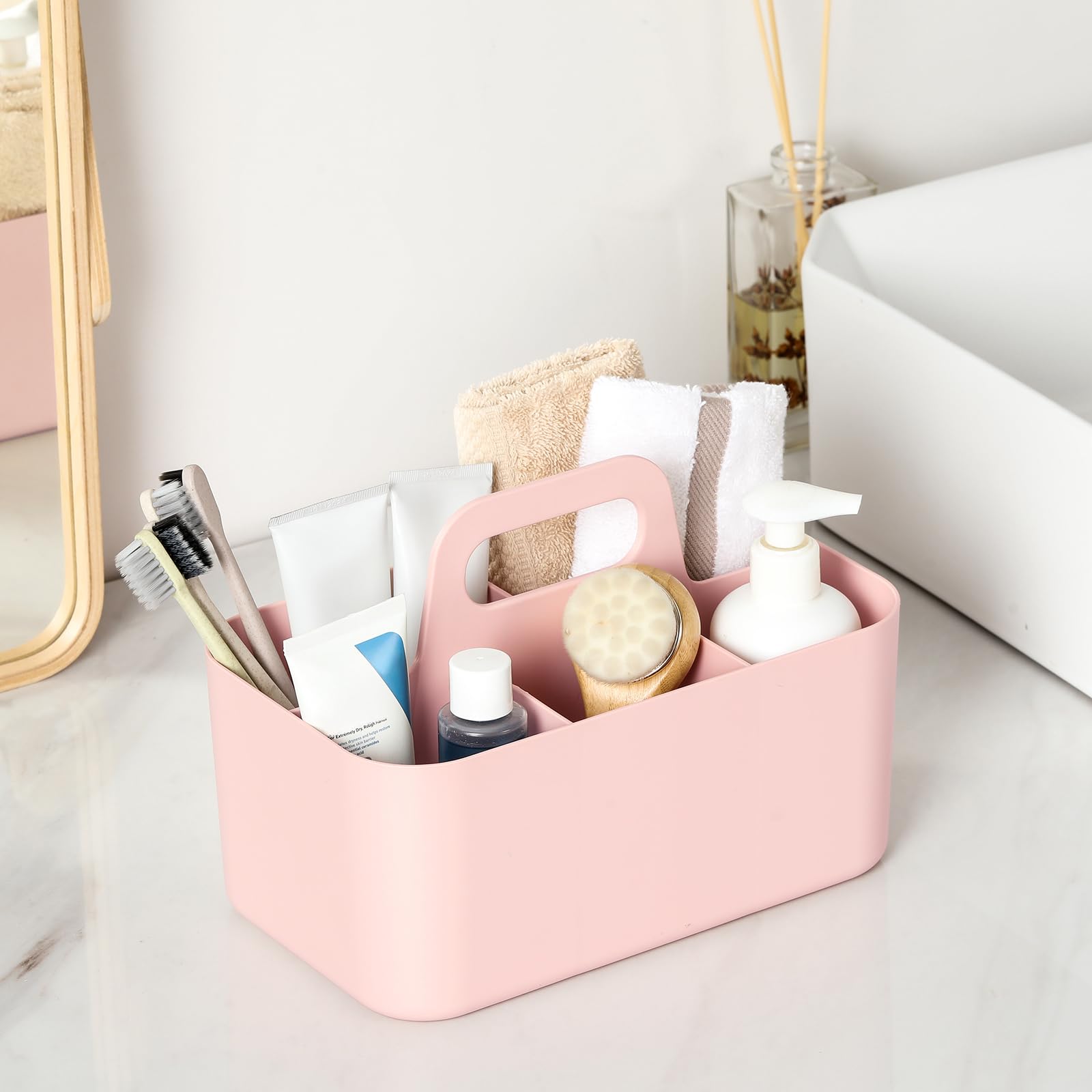 Foto 4 pulgar | Caddie Organizer Aozita Papelable  Multiusos  De Plástico  Rosa - Venta Internacional.