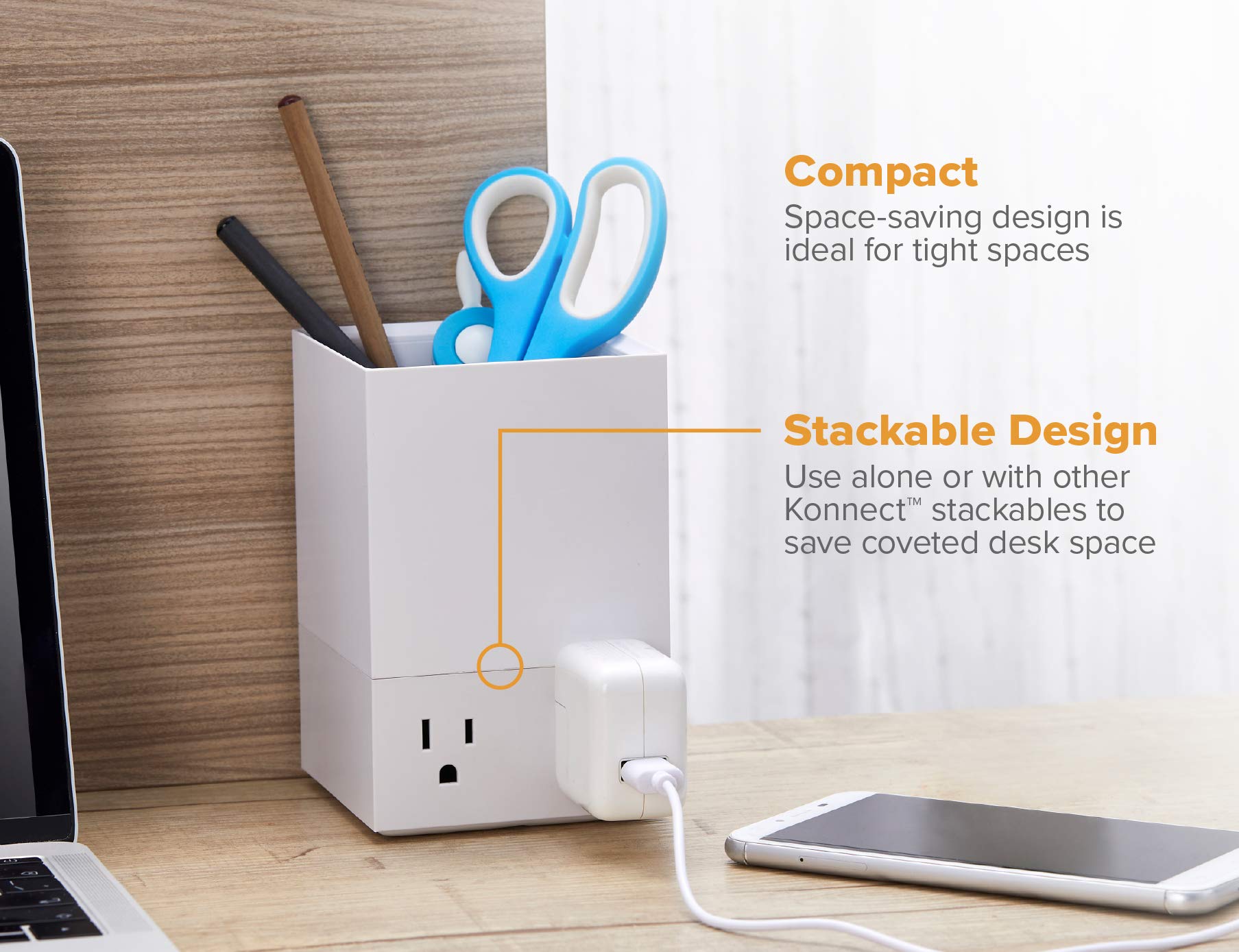 Foto 4 | Estación de Carga Bostitch Office Konnect Power Hub Blanco - Venta Internacional