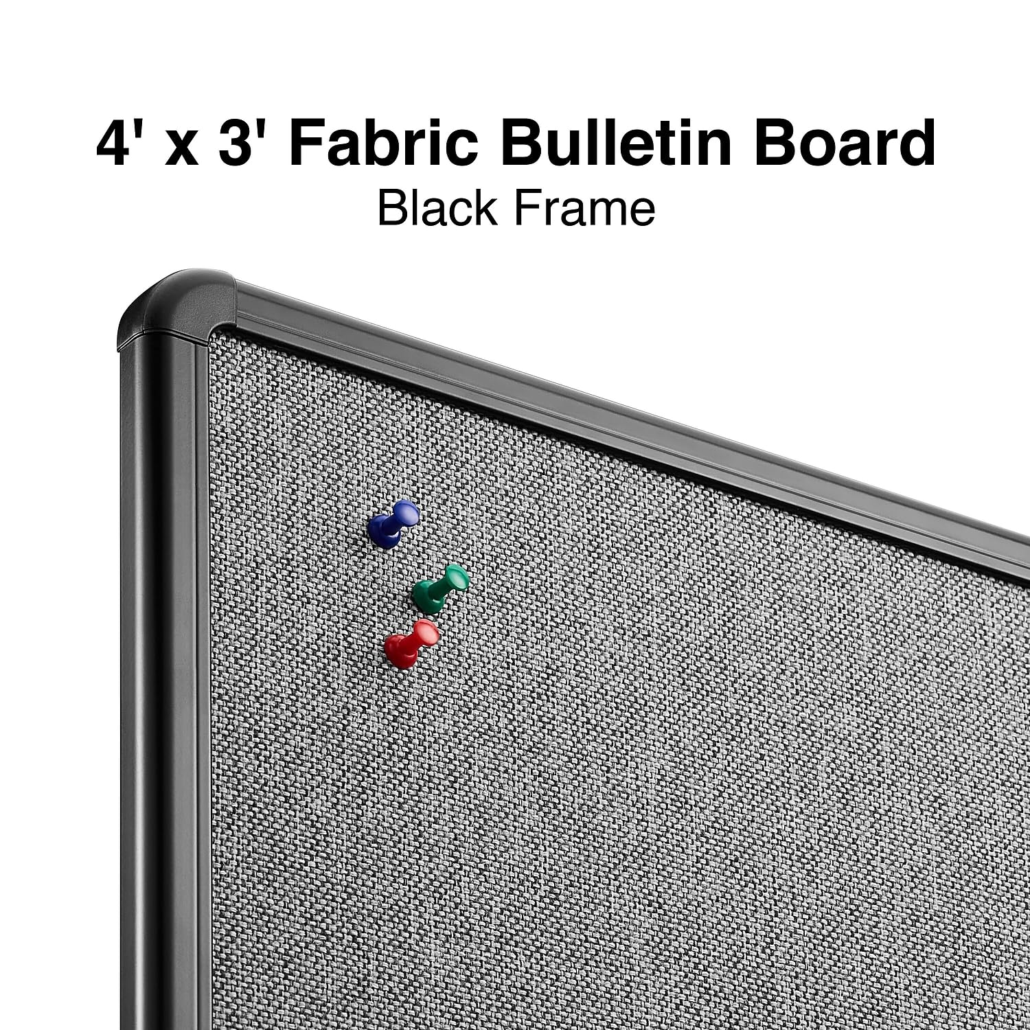 Foto 3 pulgar | Tela Para Tablón De Anuncios Staples St61264, 120 Cm X 90 Cm, Color Negro - Venta Internacional.