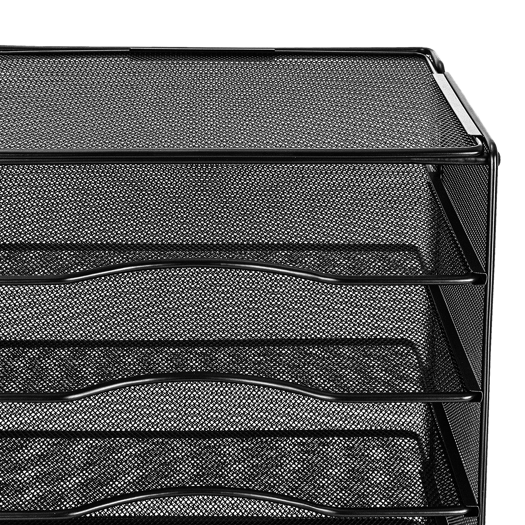 Foto 5 | Escritorio Amazon Basics con 5 Ranuras Negro - Venta Internacional