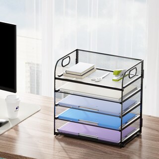 Foto 6 | Organizador de Papel Marbrasse Negro 5 Niveles - Venta Internacional